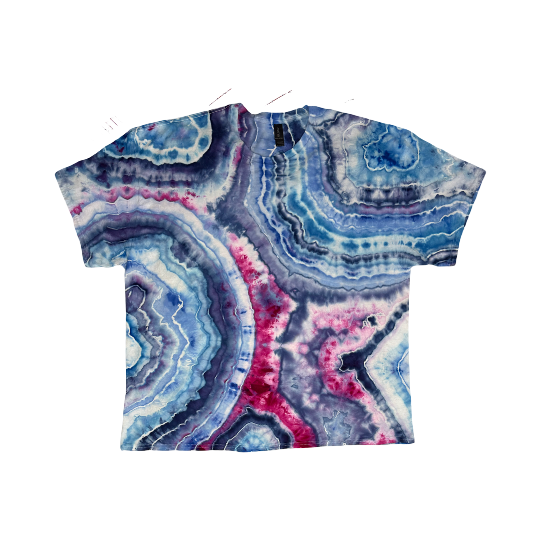 Blue Geode Shirt Size 3XL