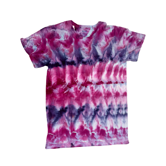 Pink and Purple Dragon Roll Ice Dye Size Small