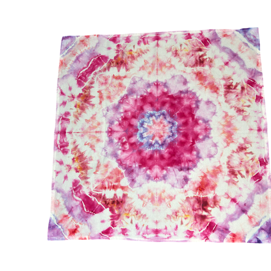 Tea Towel Bright Pink and Lavender